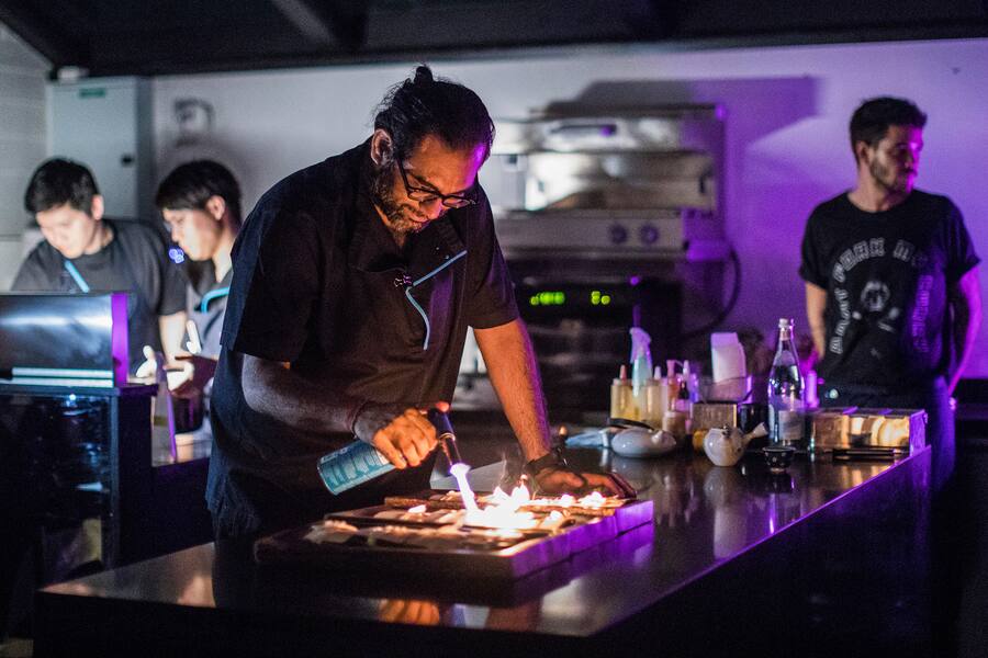 Gaggan macht Feuer