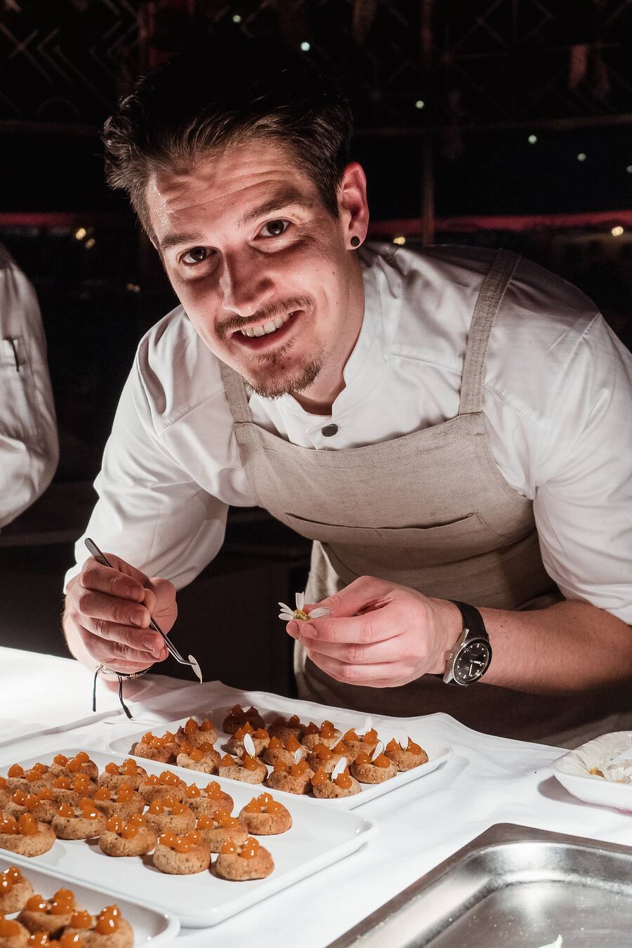 Mario Garcia wurde 5. am Bocuse dâOr in Lyon. Jetzt ist er zurück und macht ein Pop up im Lido Luzern. - Donnerstag, 7. Februar 2019 - Copyright Olivia Pulver
