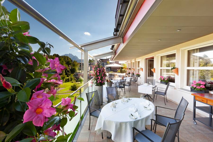 Gartenterrasse, Restaurant Balm