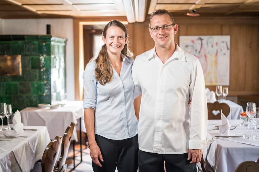 Foto: Joseph Khakshouri 18.09.2018Gasthaus zum KreuzStädtlistrasse 3Teller:Entenleber Zweierlei von der Französichen Entenleber mit Aprikosen und PistzienDallenwil (NW)