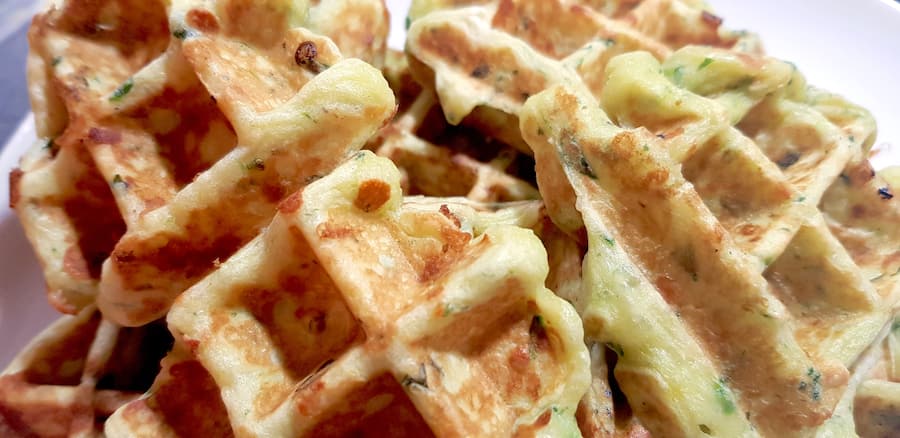 Gaufres à l'ail des ours