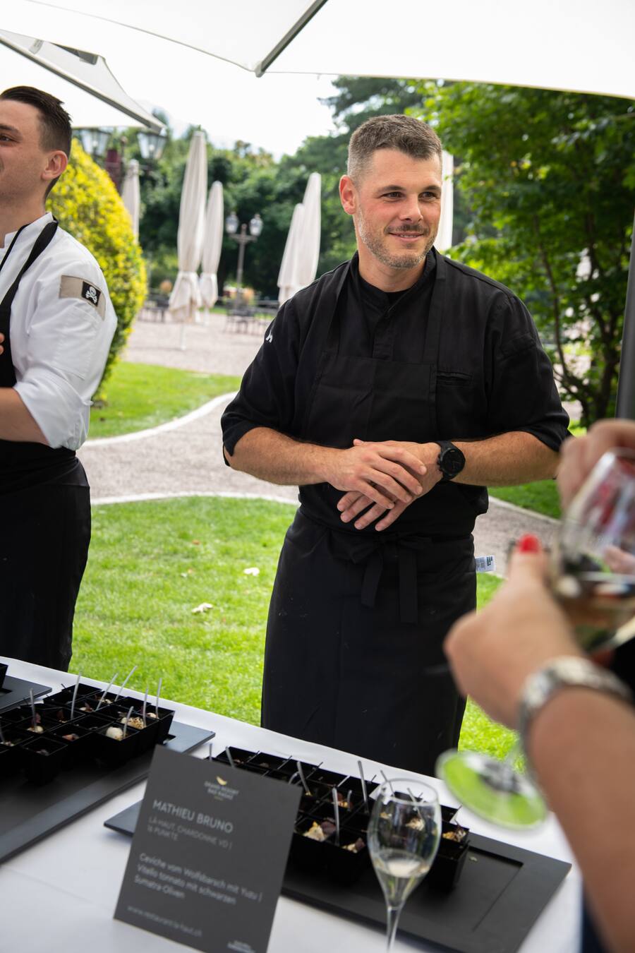 Gault Millau Garden Party 2021, Grand Tables de Suisse, Mathieu Bruno