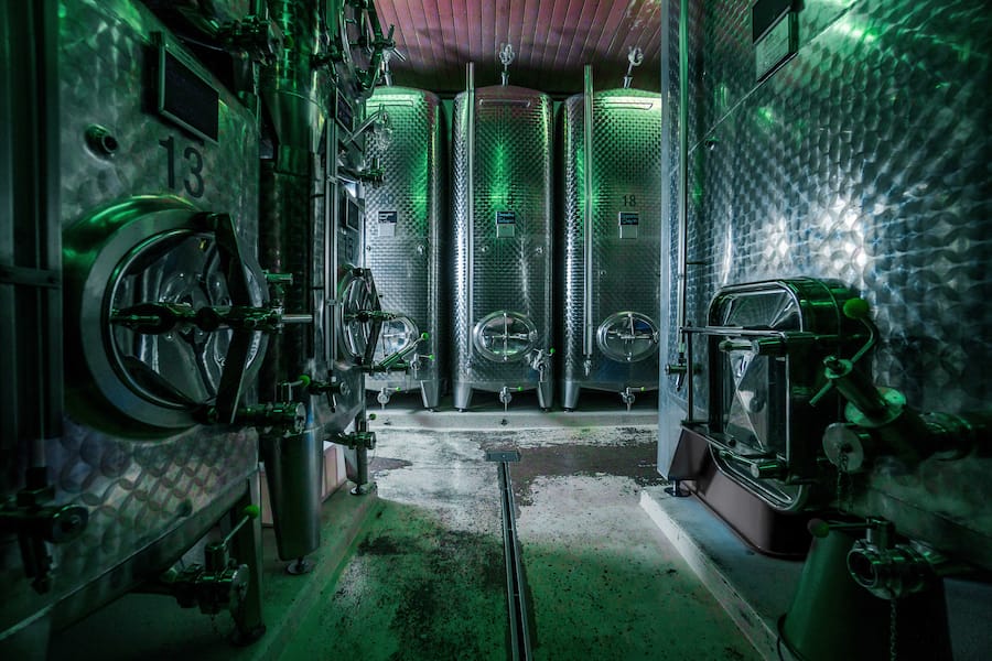 Les cuves de Philippe Bovet