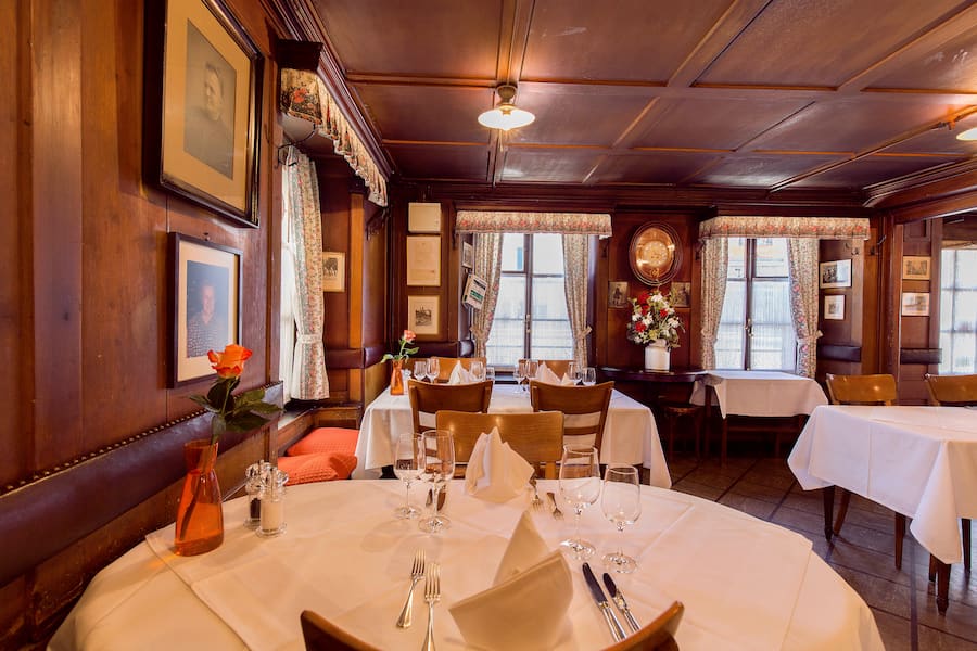 Innenansicht vom Restaurant Wirtshaus Galliker in Luzern - GaultMillau