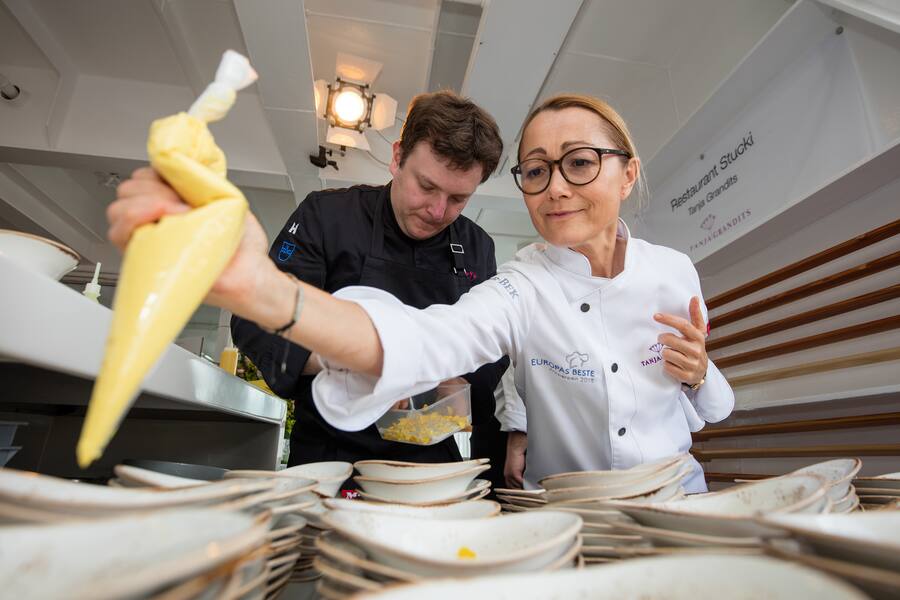 Tanja Grandits mit Marco Böhler