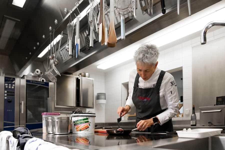 27.08.2021;Gais: GaultMillau Nesspresso Lounge - Silvia Manser, Restaurant Truube; . © Valeriano Di Domenico