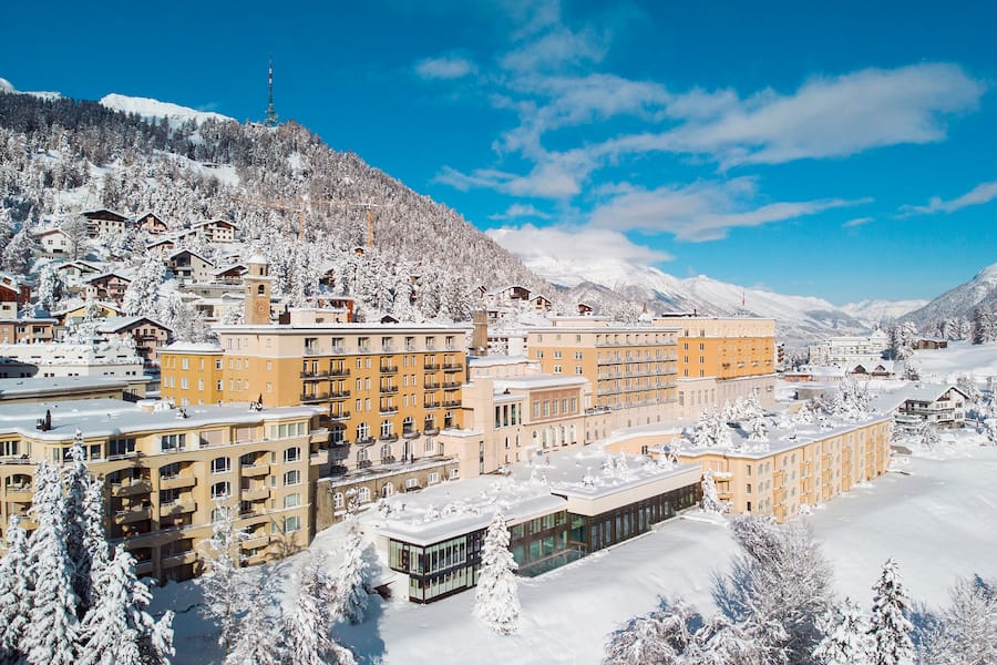 Geöffnet bis mindestens Ende Februar: «Kulm» St. Moritz.