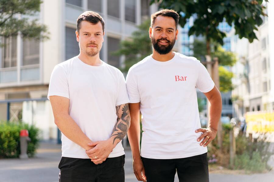 George Tomlin und Patrick Schindler von Action Burger