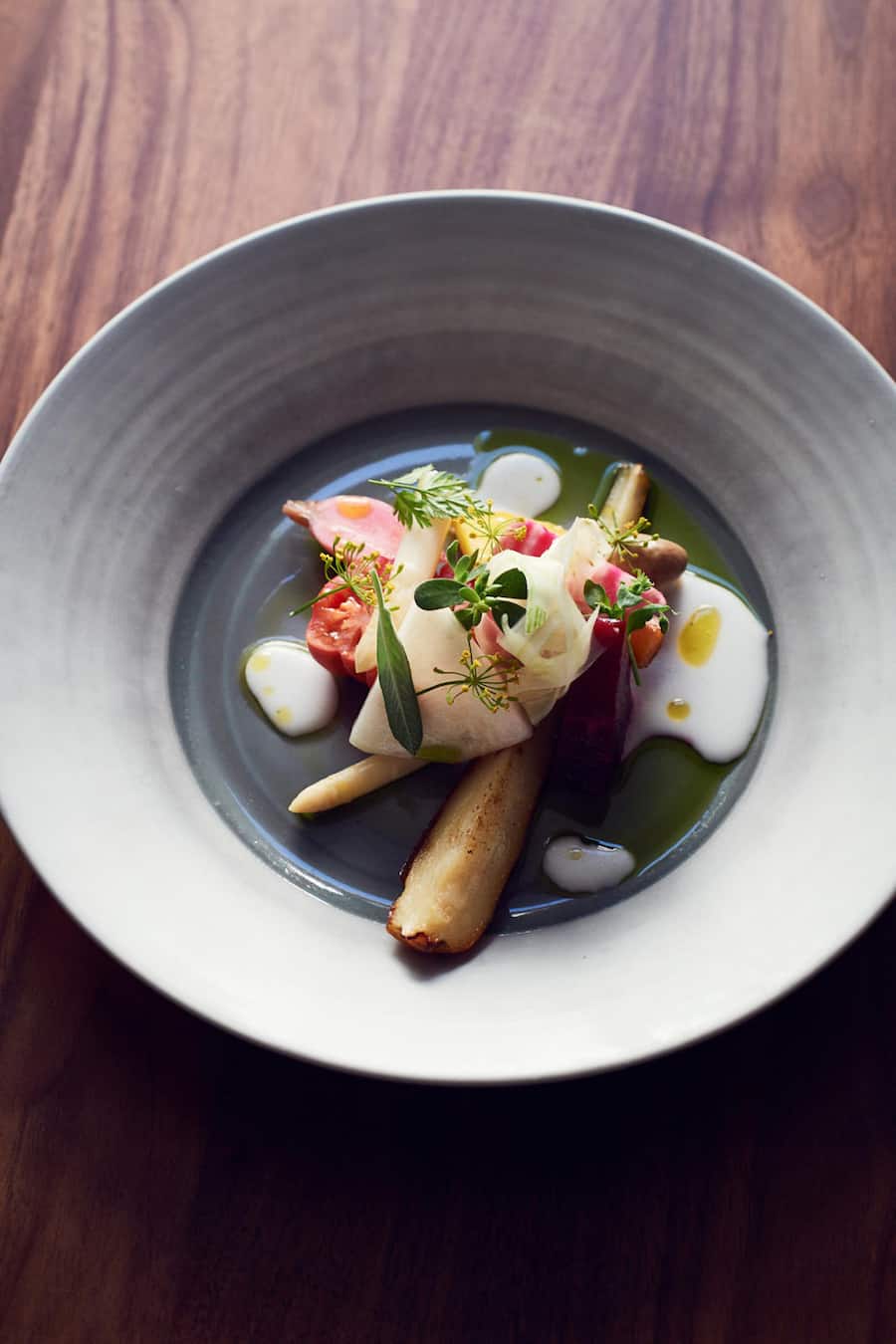 GemuÌsesalat, Gerichte, Casa Caminada, Caminada Magazin © Lukas LienhardÂ