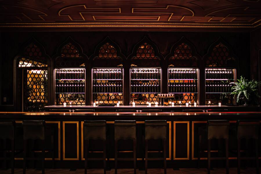 Die Giannini Bar im Erdgeschoss des NoMad Hotels Los Angeles