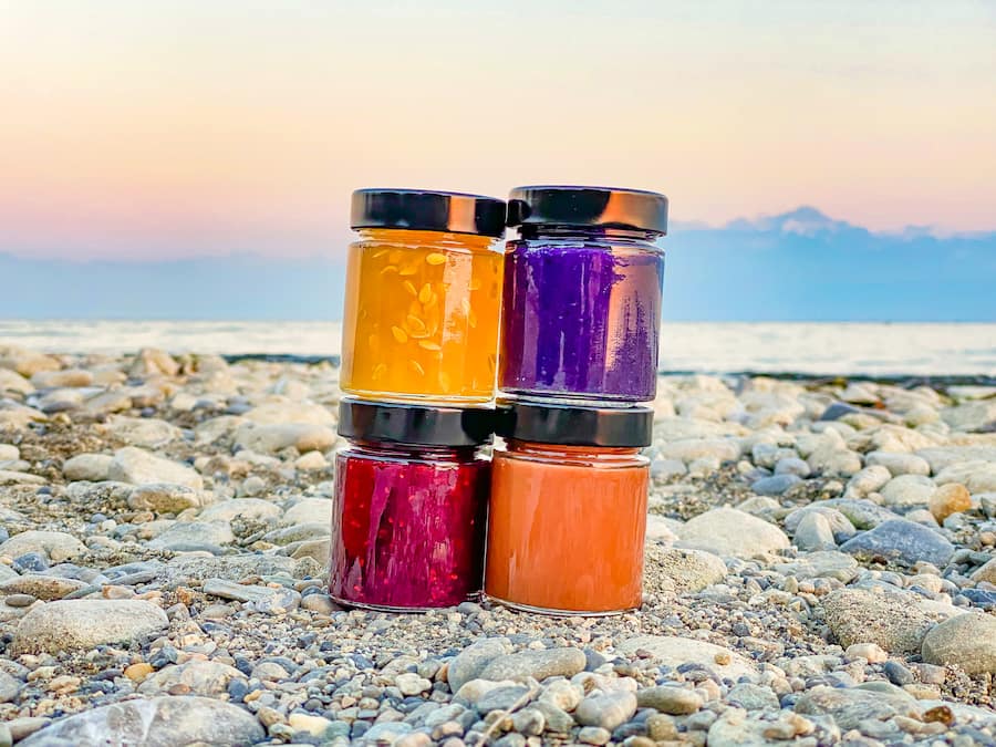 Gourmet Sauvage confitures bord de lac Lausanne