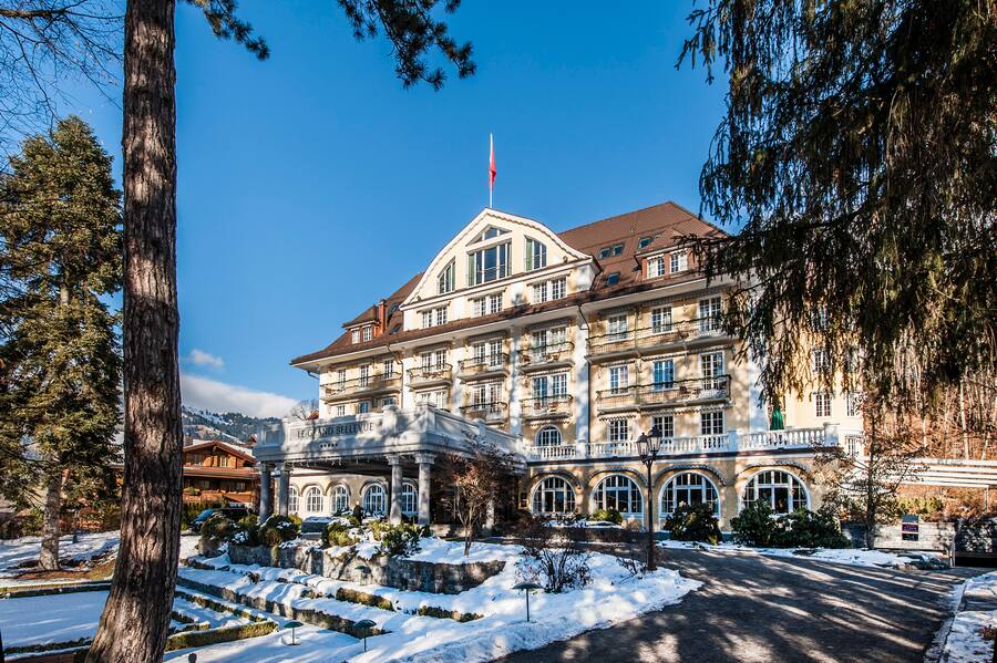 Grand Bellevue Gstaad, Aussenansicht