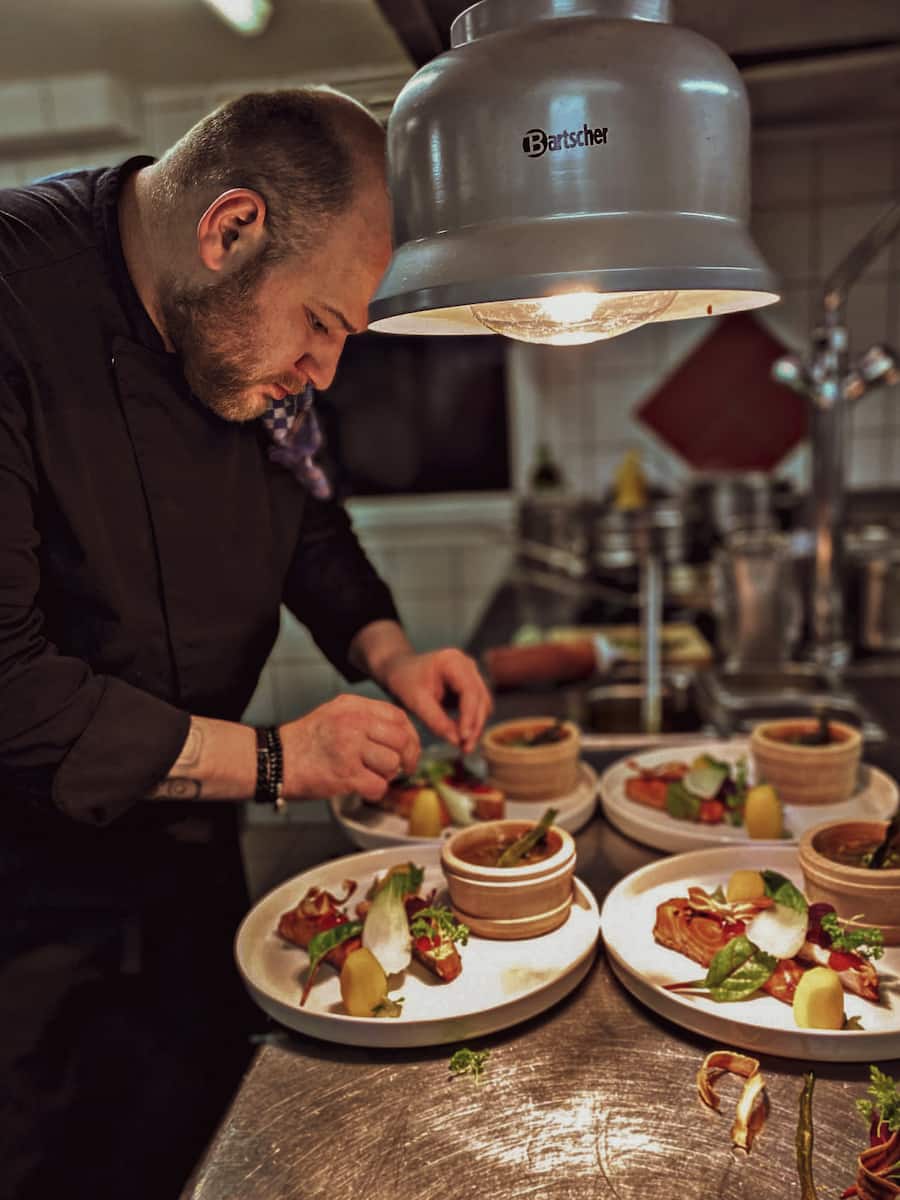 Grand Chalet Favre chef Youri Sluse