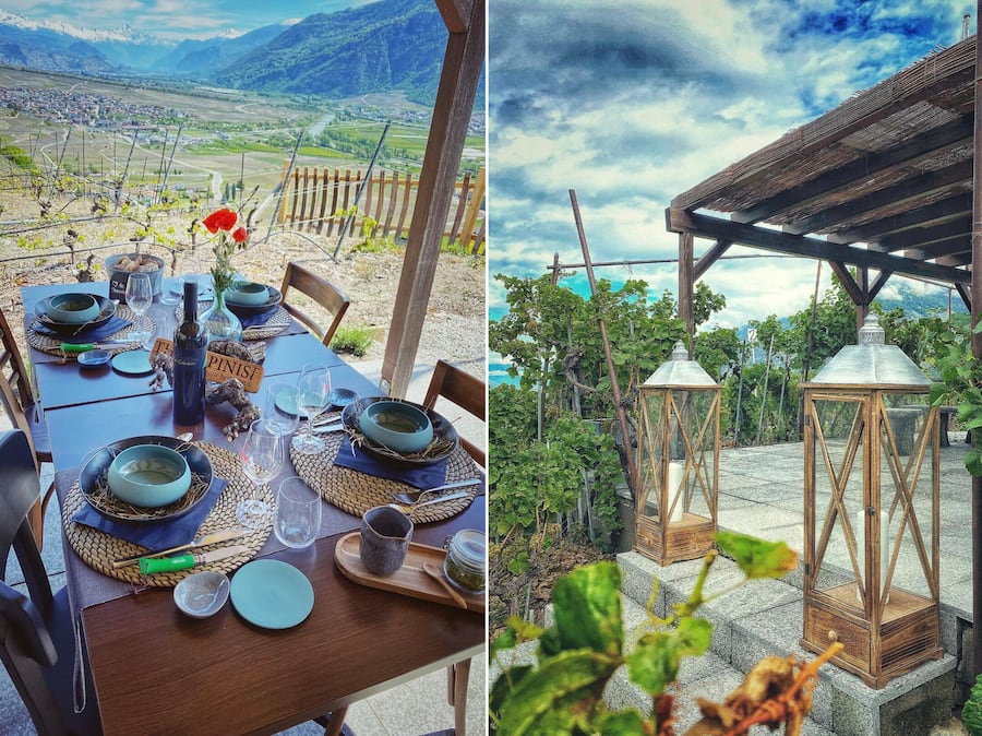 Guérite Pierre Crepaud Saillon