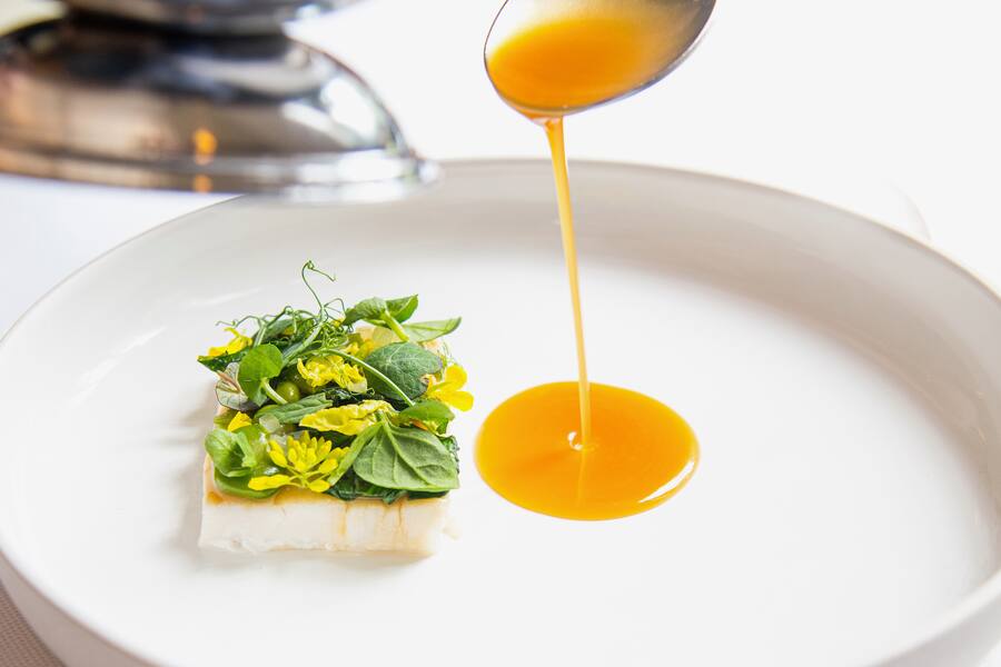 Heilbutt mit Kräutern