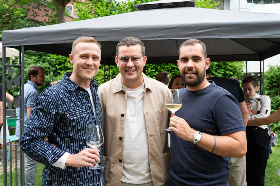 Gartenparty bei Alfred von Escher in Zürich Wollishofen