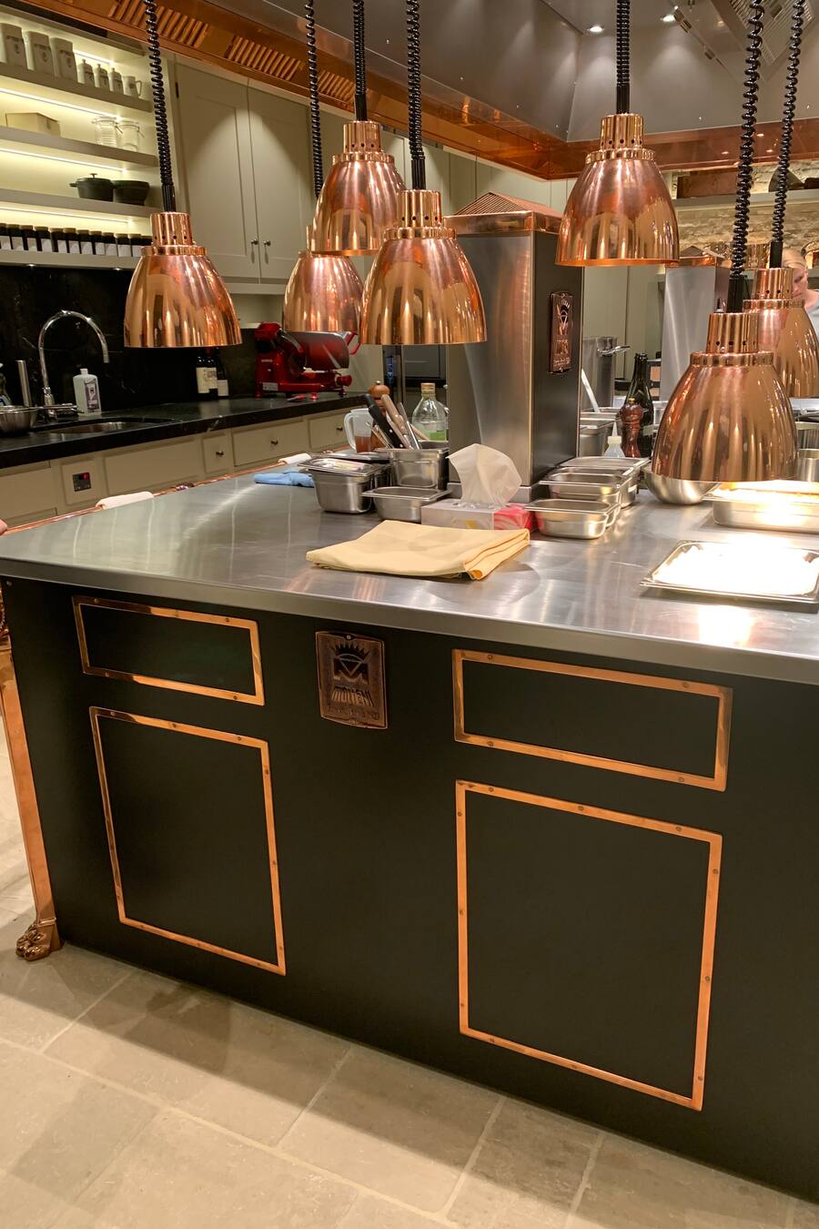 Herzstück in Morissen: Die Molteni-Küche.