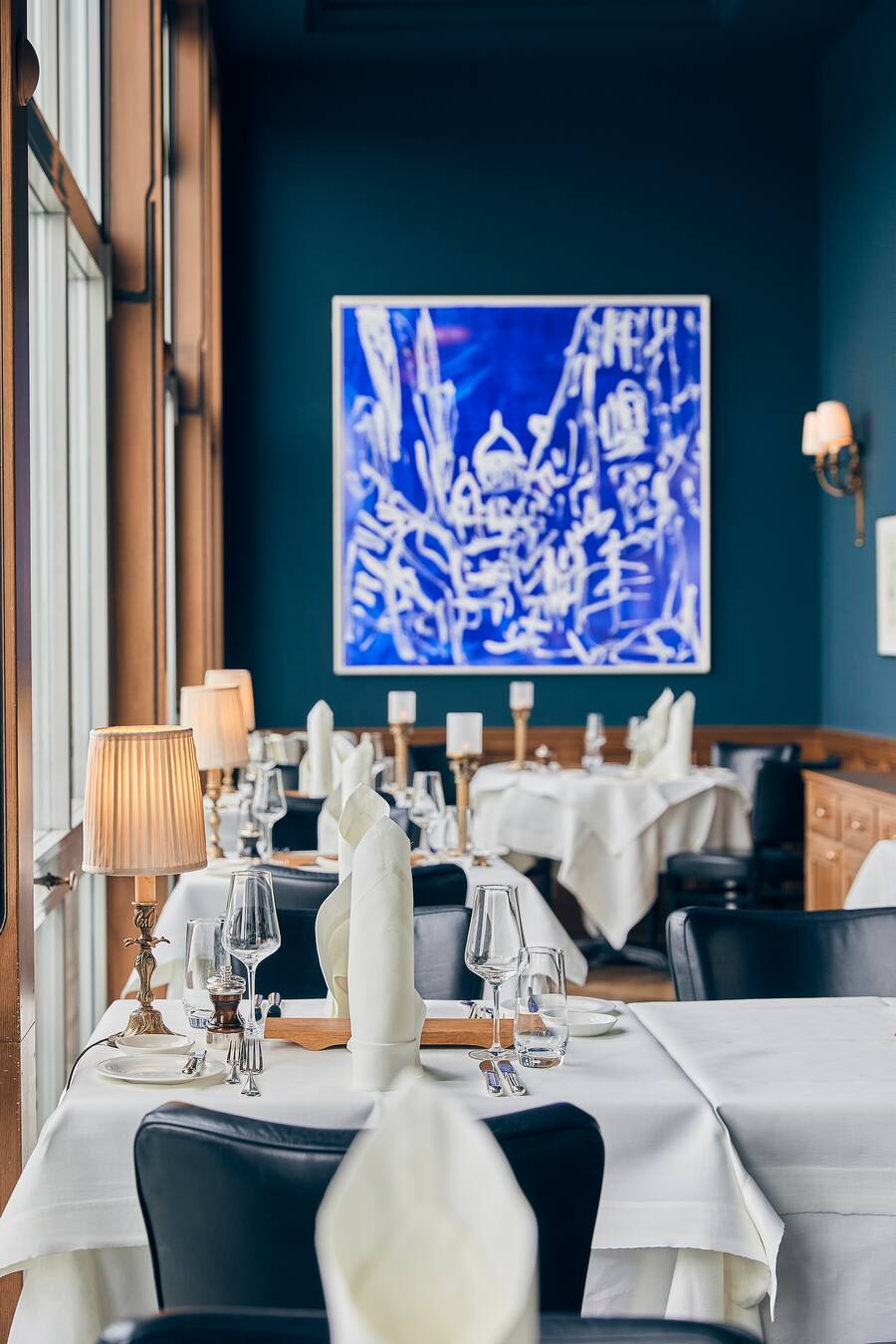 Hot Spot in Basel, im Moment nur für Hotelgäste: Die «Trois Rois»-Brasserie.