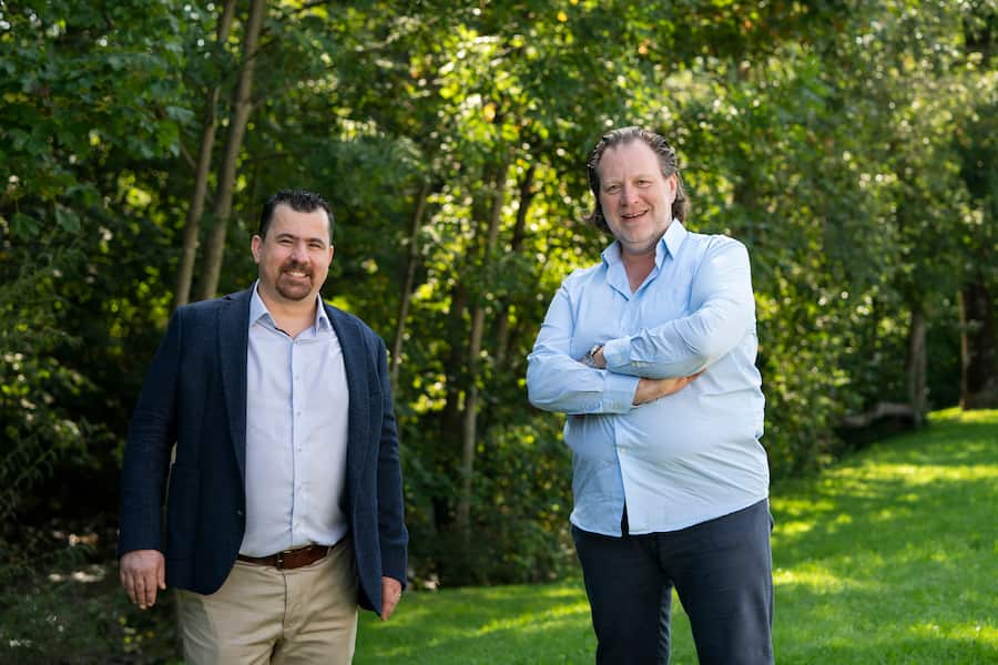 Jeunes Restaurateurs, in Urnäsch, Martrin Thommen (l), Markus Gass