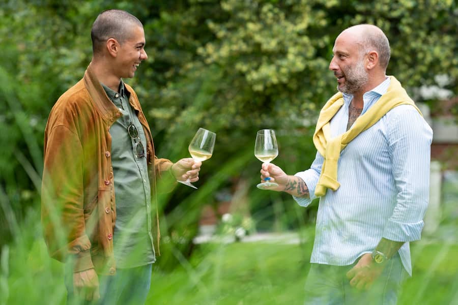 Gartenparty bei Alfred von Escher in Zürich Wollishofen