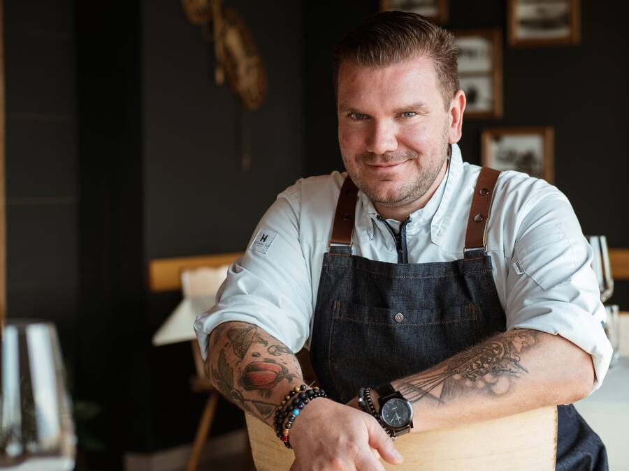 Küchenchef Bert De Rycker, Restaurant du Rawyl, Randogne (VS) - 6. August 2018 - Copyright Olivia Pulver