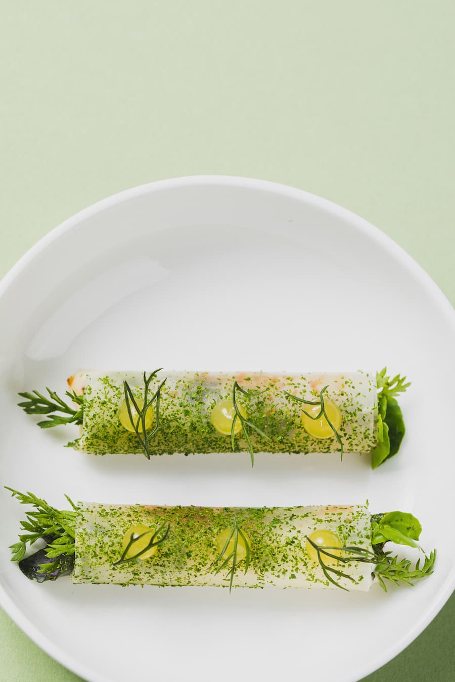 Kohlrabi, Wiesenkräuter, Haselnuss, Restaurant Magdalena