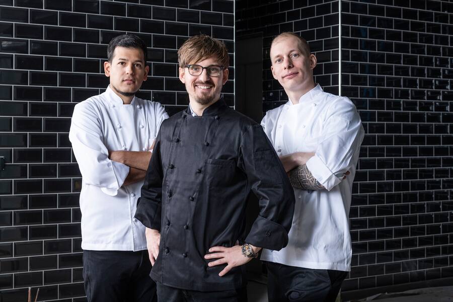 Dave Waelti, Florian Bettschen und Adrian Buerki Casino Bern