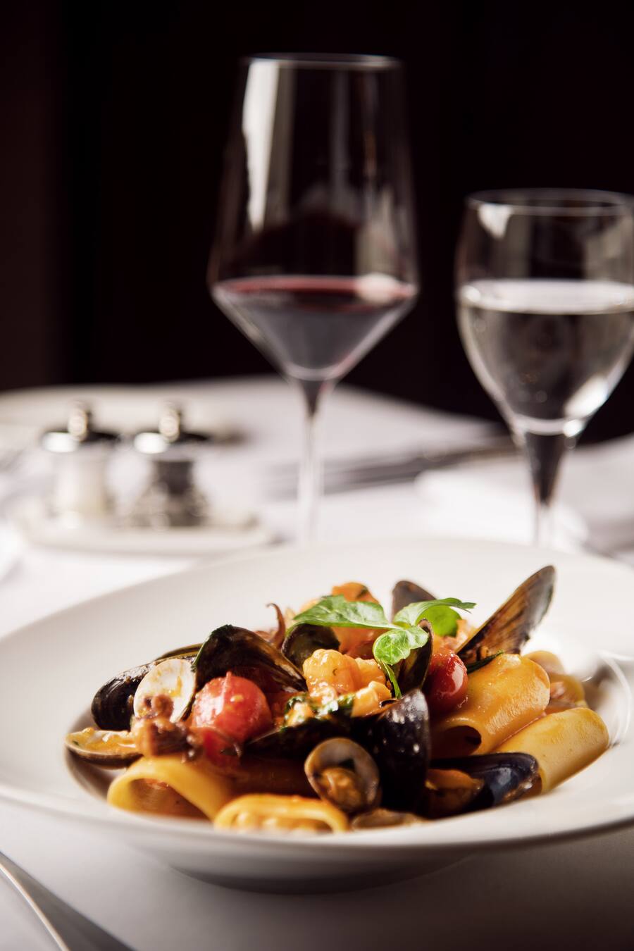 Al Dente_Luzern, La Cucina (Astoria)_Paccheri ai Frutti di Mare, Paccheri mit frischen Meeresfrüchten