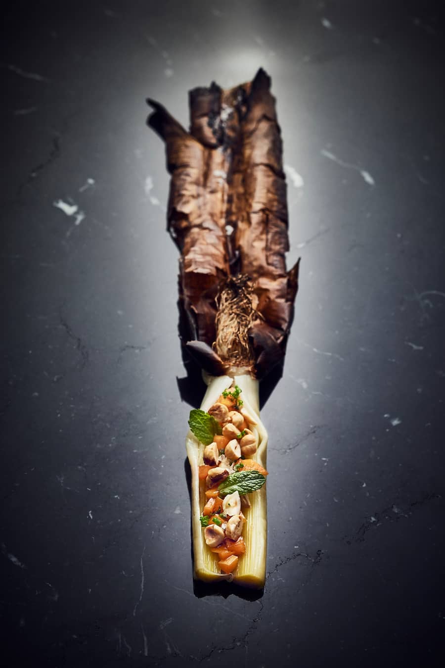 Gebrannter Lauch im «Fritz & Felix» Baden-Baden.