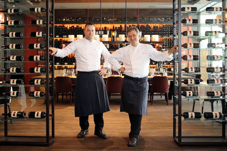 LUGANO, 17.07.2019 - Loris Meot, Souchef & Dario Ranza, Kuechenchef, Ristorante Ciani, Lugano. copyright by www.steineggerpix.com / photo by remy steinegger
