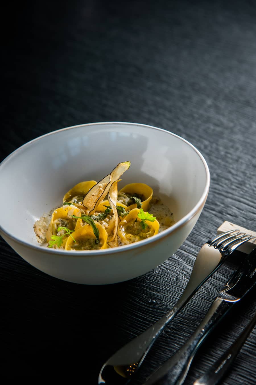 Lucide Luzern 2020: Tortellini, Aubergine, Ricotta, Belper Knolle, Zitronenverbne