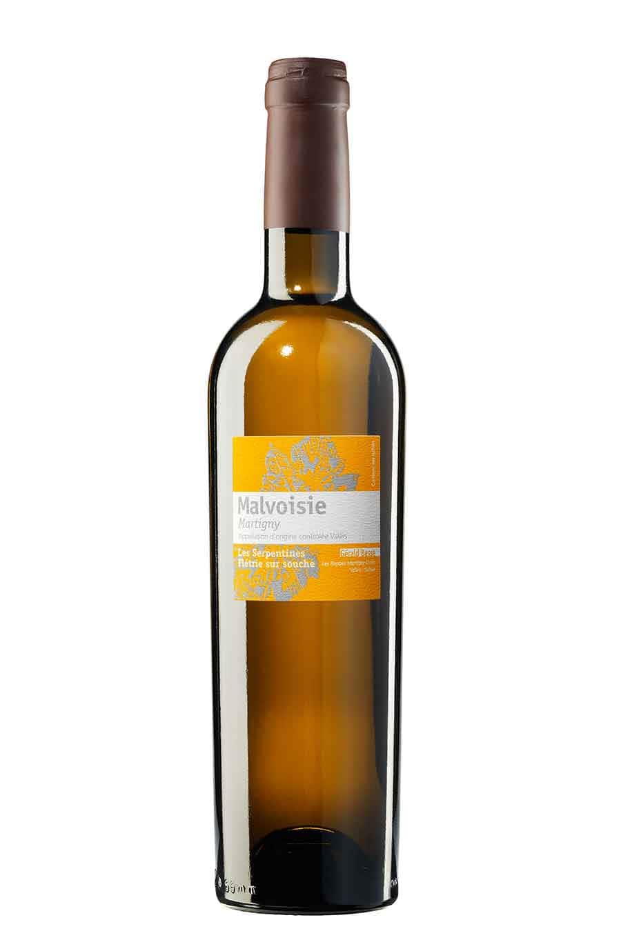 Malvoisie Martigny Les Serpentines flétrie sur souche 2015, AOC Valais, Domaine Gérald Besse, Martigny-Croix (VS)