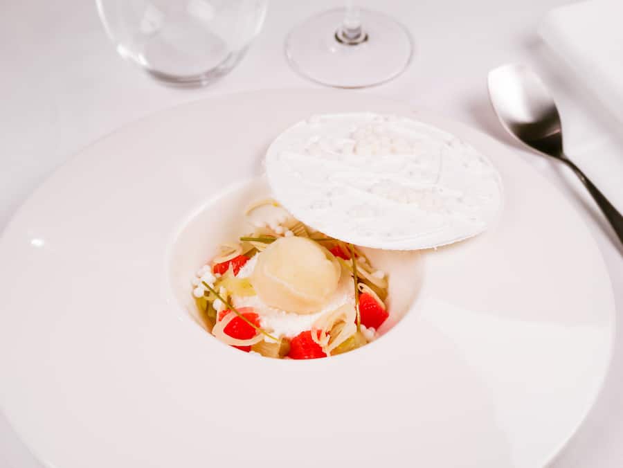 Mandarin Oriental Genève champagne Fenouil poché pomelo