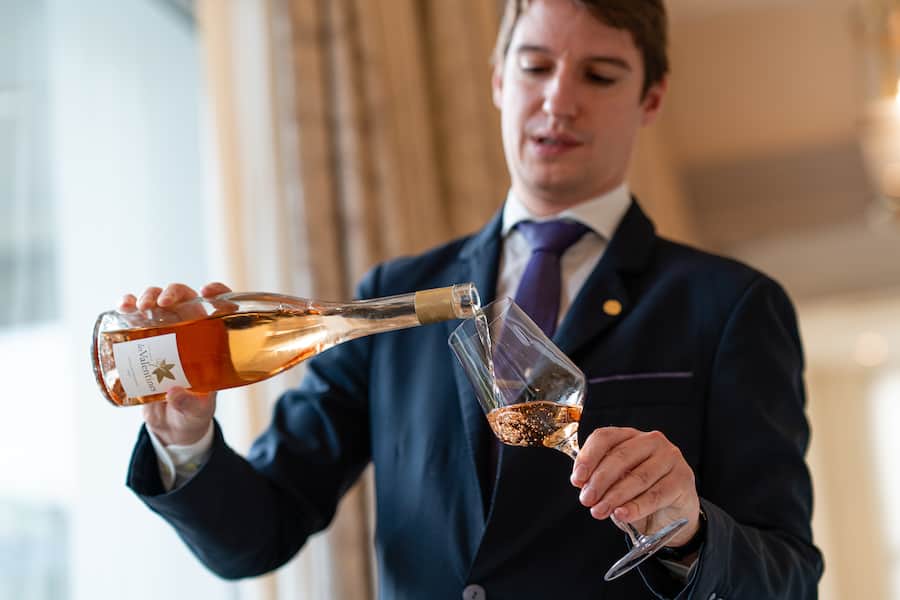 Marc Almert, Sommelier vom Restaurant Pavillon, Hotel Baur au Lac - Wein & Swiss Shrimps - 18. Februar 2020 - Copyright Olivia Pulver