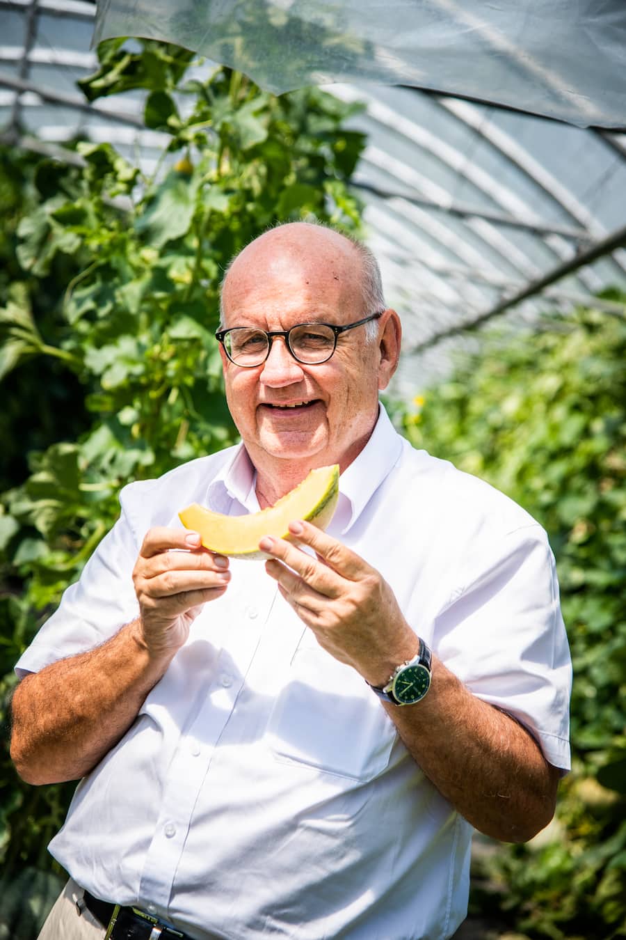 Marcel Foffa Produziert Schweizer Melonen 2020: Silvio Germann besucht ihn.