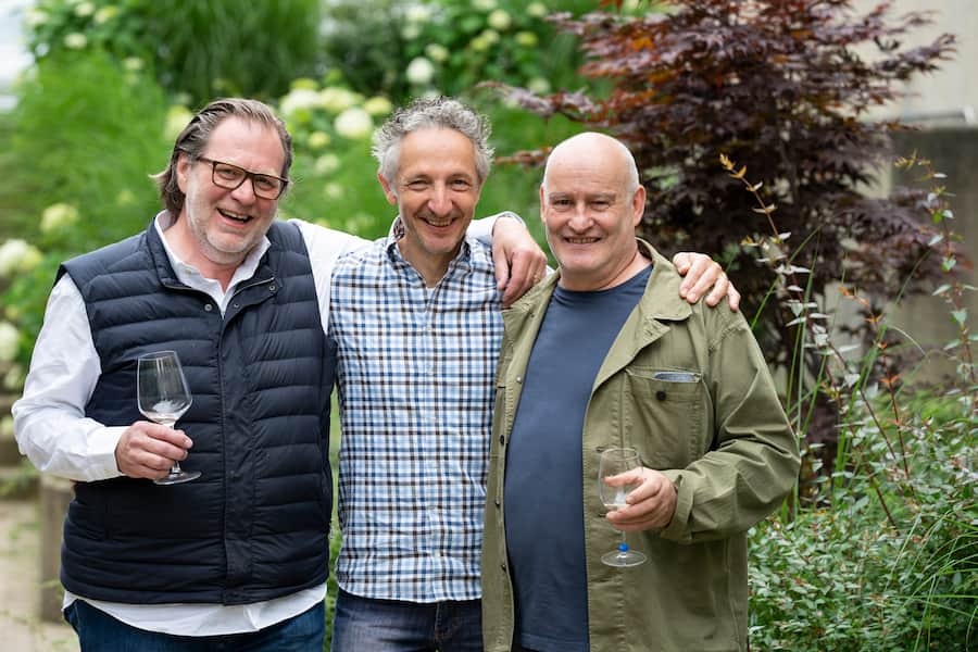 Gartenparty bei Alfred von Escher in Zürich Wollishofen