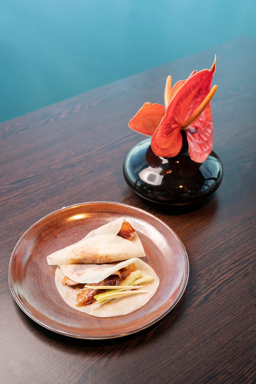 Peking-Ente, Buergenstock, knusprige Peking Duck Haut