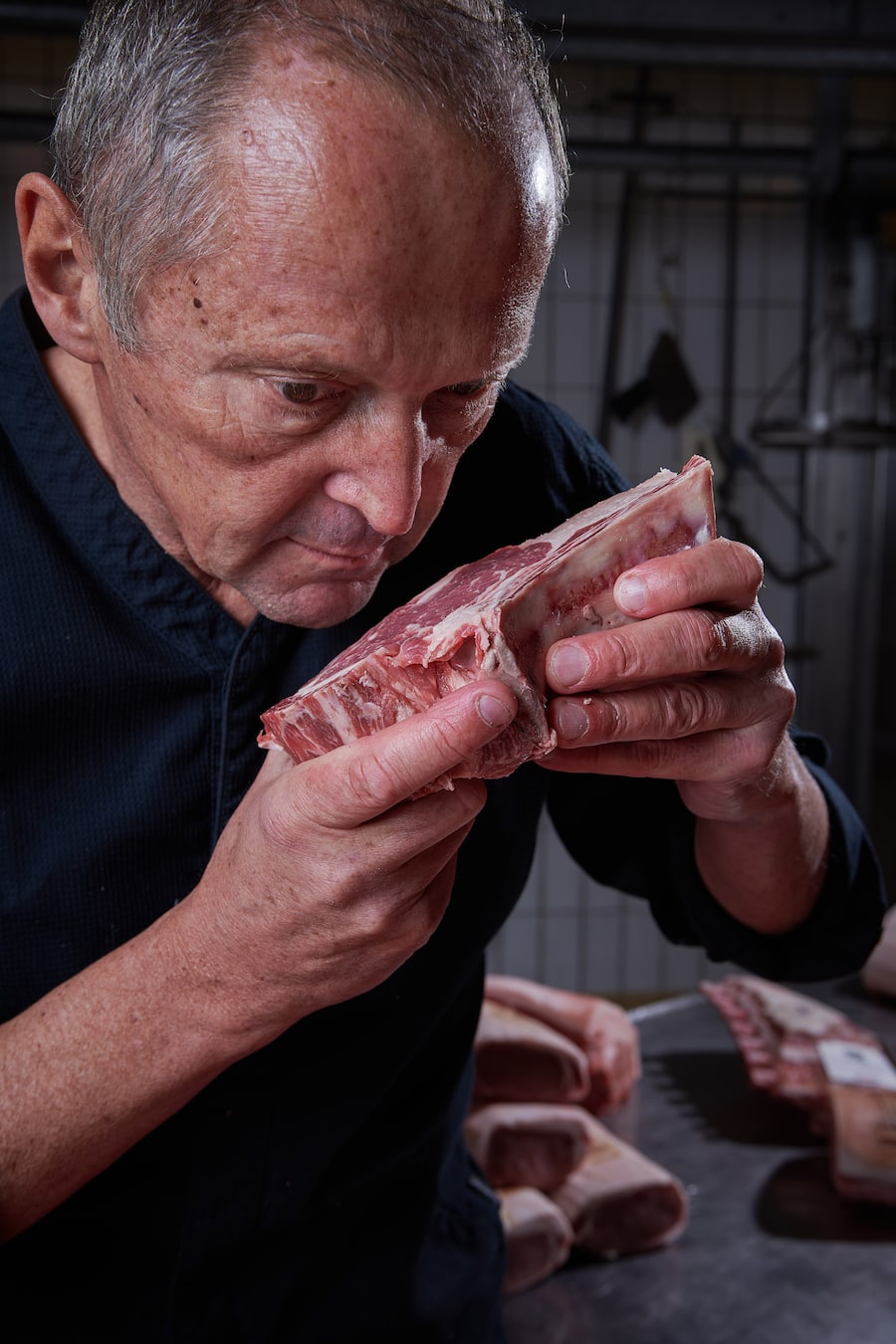 Martigny, le 14 octobre 2021Joel Suter chez Merat fournisseurs de viandes dans la gastronomie © Sedrik Nemeth