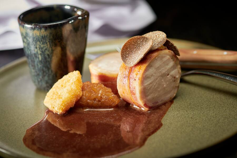 Club Alpin 1465 ballotine de volaille poire échalotes