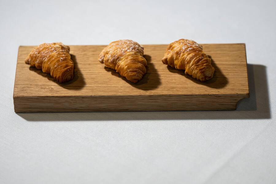 19.10.2021; Zürich: GMCH - Restaurant Ornellaia; Patissiere des Jahres, Felicia Ludwig. Im Bild âSfogliatelle mit Vanille Cremeâ. © Valeriano Di Domenico