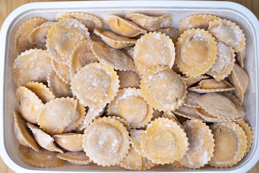 Handgemachte Pasta mit regionalen und saisonalen Zutaten, 20.11.2021, Kollektiv Eulenspiegel, Sydney Karolewski