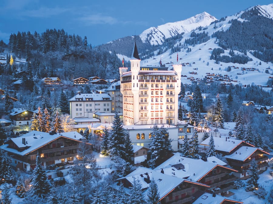 Gstaad Palace Hotel von aussen