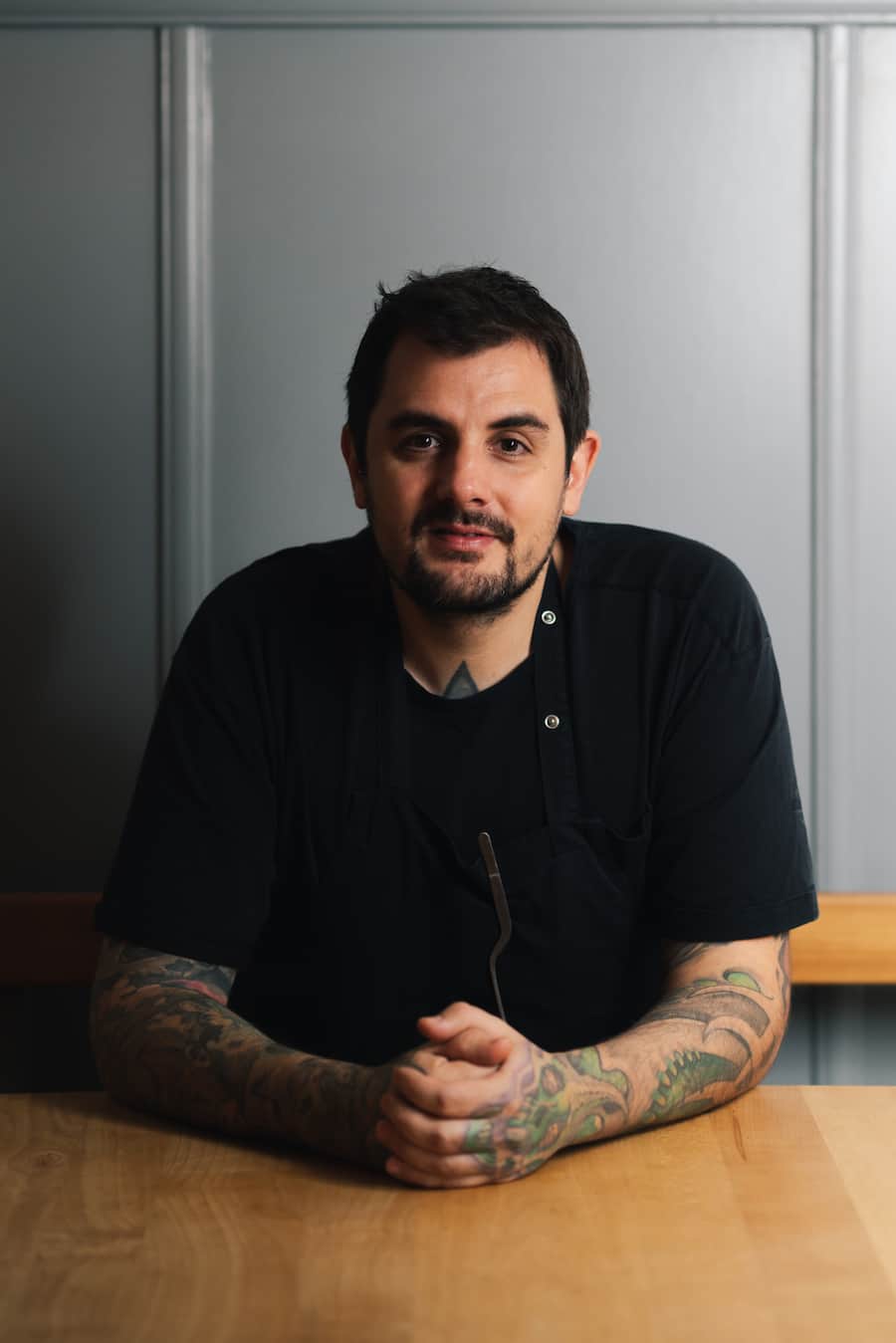 Restaurant Maihöfli Luzern - Küchenchef Oscar de Matos und Partnerin bzw. Gastgeberin Nadine Baumgartner - November 2021 - Copyright Olivia Pulver