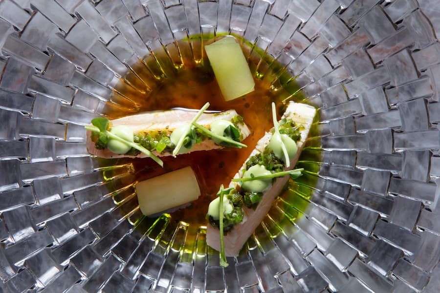 Timo Fritsche ist neuer Küchenchef im Igniv St. Moritz 2021 Hamacchi, Jalapeno, Ponzu by Timo Fritsche
