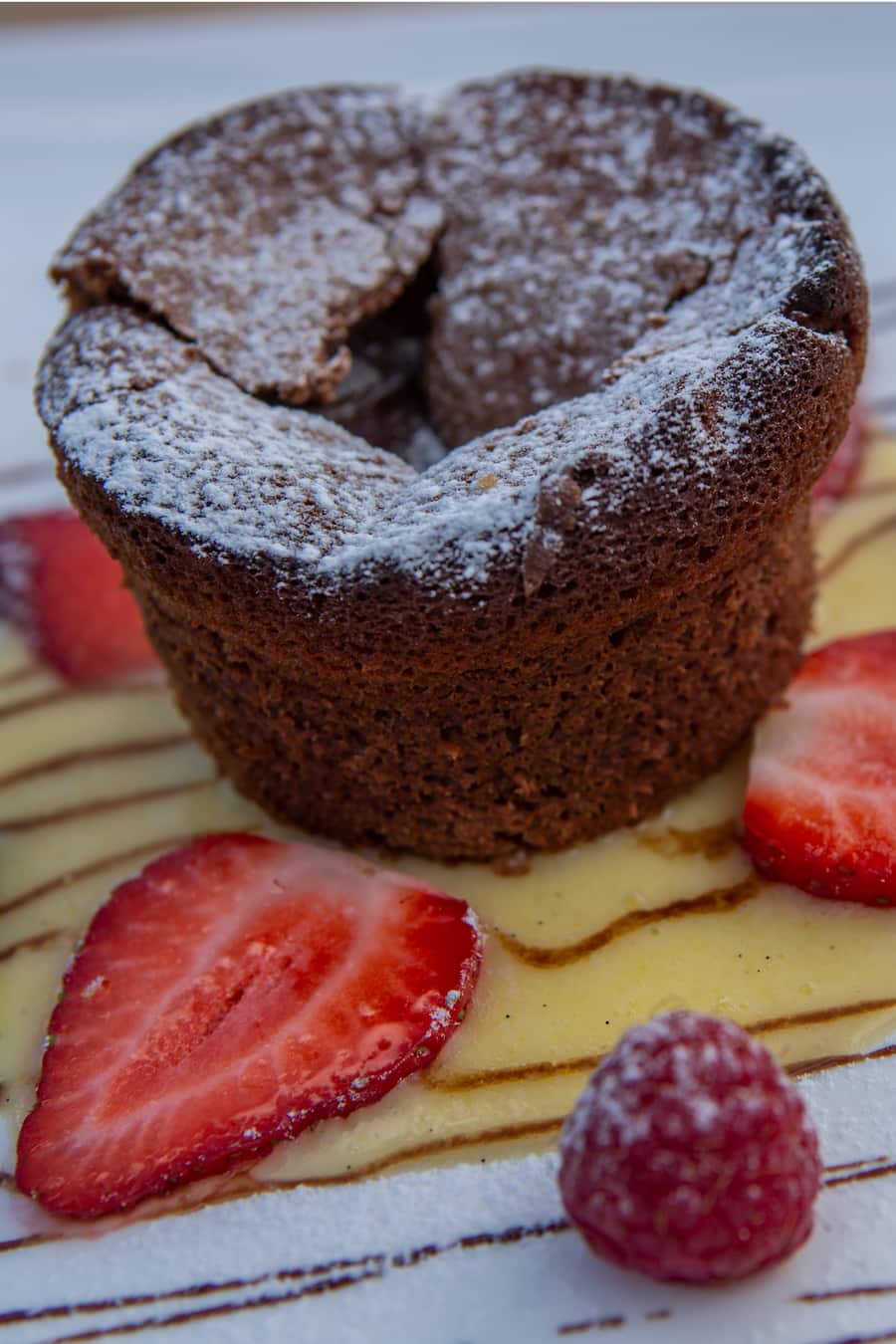 Warmes Schokoladenküchlein