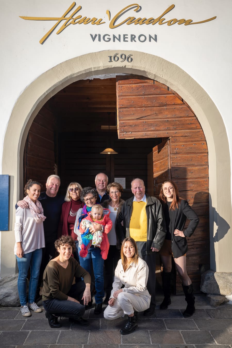 Winzer Ikone Henri Cruchon Dezember 2022