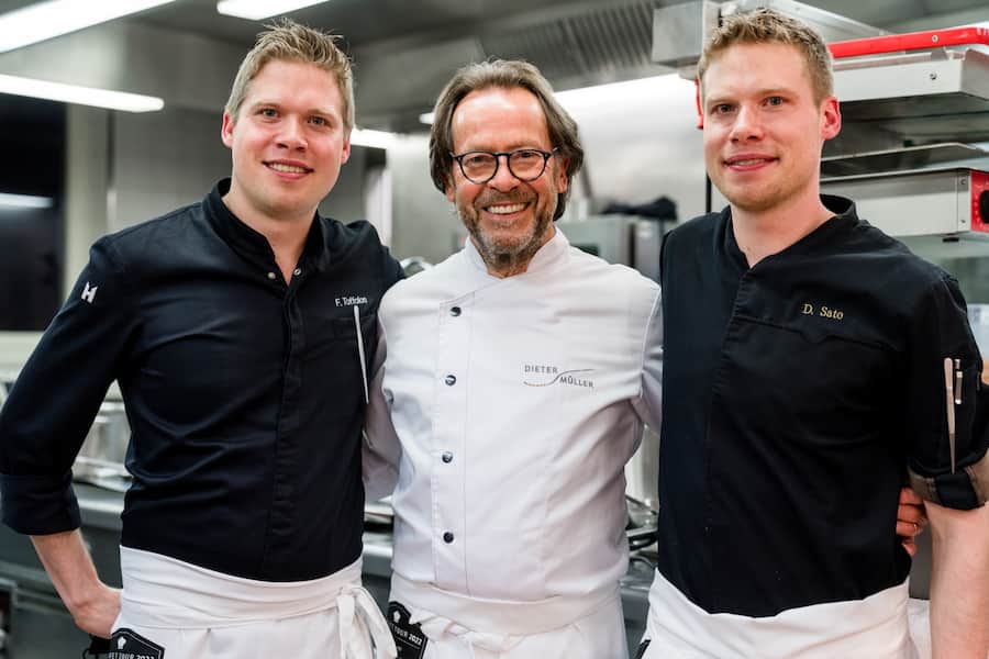 Gourmet Tour Arosa Fabio Toffolon, Dominik Sato, Dieter Müller