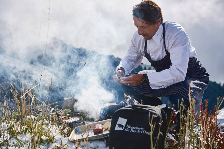 Hostellerie du Pas de l Ours, Franck Reynaud, Crans-Montana, VS © HO