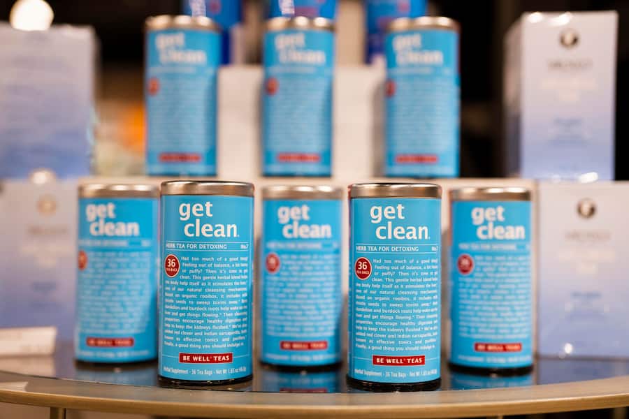 12.01.2021; Zürich; GaultMillau; Super Food oder vegane Produkte; Get Clean Tee. © Valeriano Di Domenico