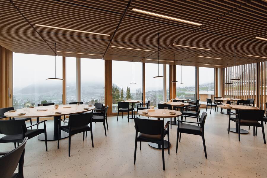 Moderne Küche, modernes Restaurant: Das «Magdalena» in Rickenbach SZ.